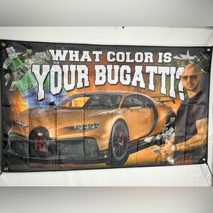 Andrew Tate Banner Tapestry 5x3Ft. With 4 Grommets